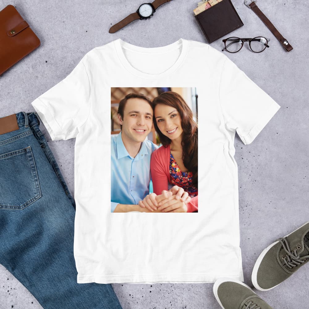 Kişiye Özel Fotoğraflı Tişört - Unisex XXL Beden