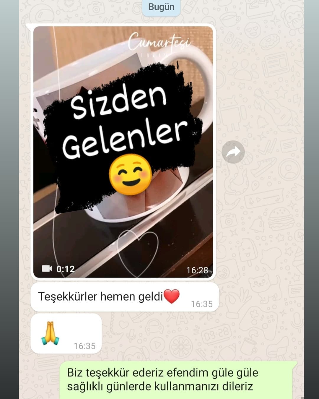 Selin A. müşteri yorumu görseli