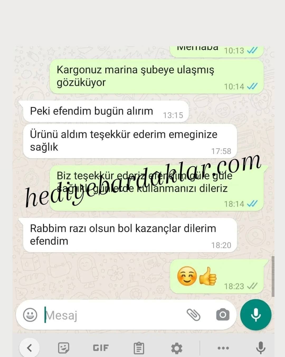Okan B. müşteri yorumu görseli