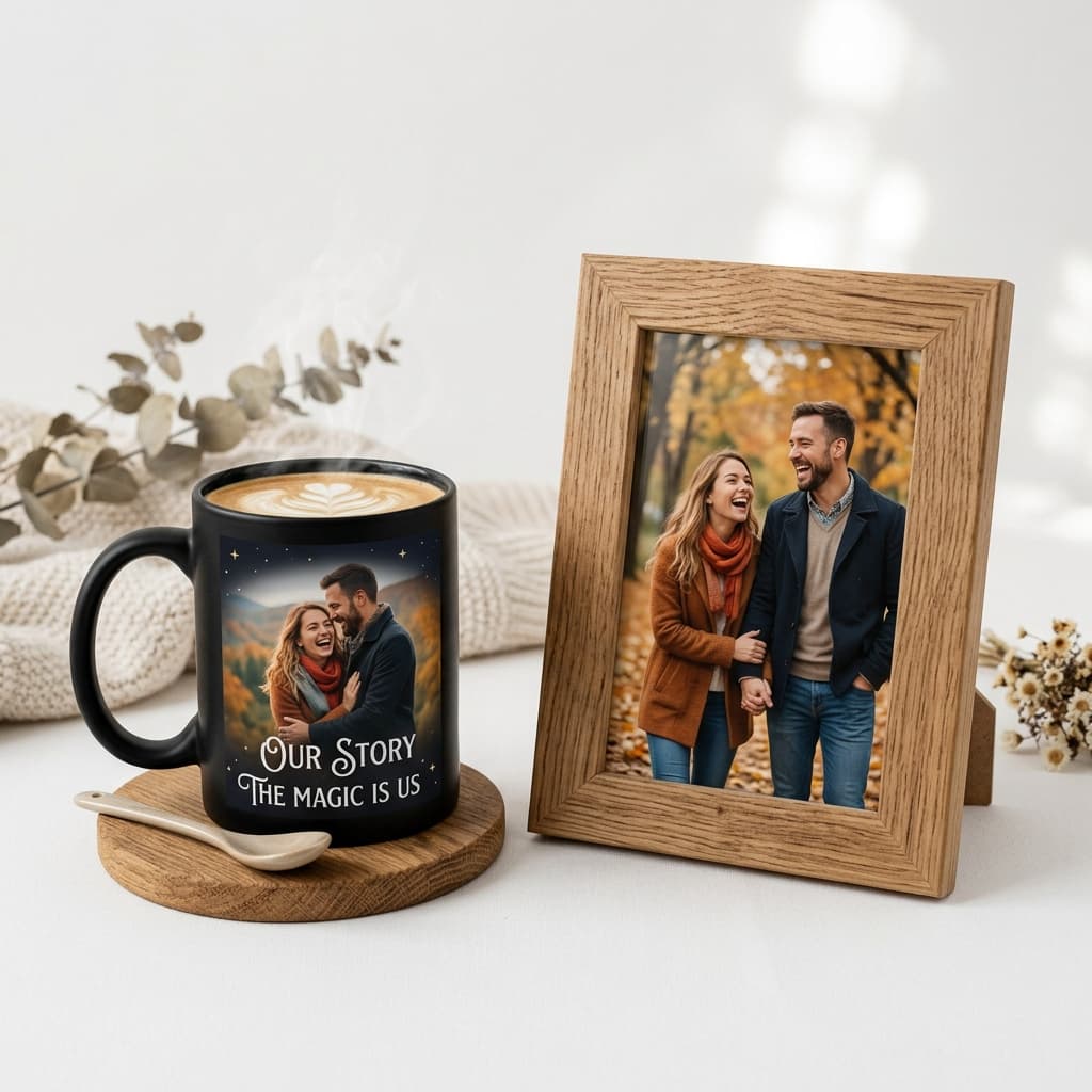 Sihirli Kupa + 21x30 Çerçeve Hediye Seti