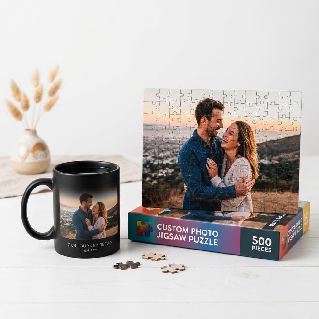 Sihirli Kupa + Puzzle Hediye Seti